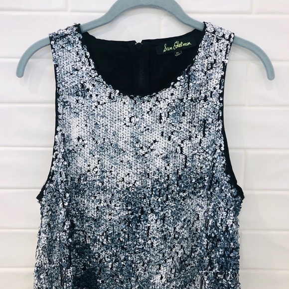 Sam Edelman Sequin Dress In Midnight - Picture 6 of 10